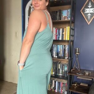 Elegant Green Women's Jumpsuit